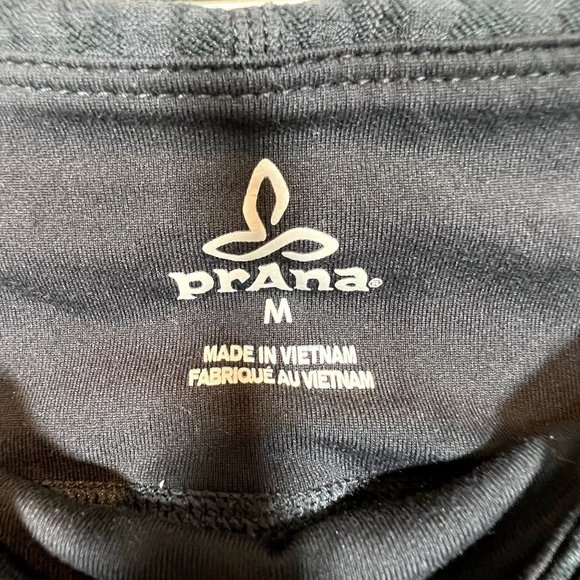 Prana Leggings Quilted Gray Womens Medium Athletic Gym Stretch - Picture 6 of 8